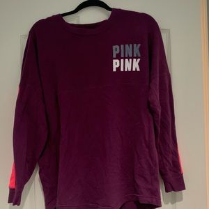 Victoria’s Secret PINK Maroon Crewneck Sweatshirt